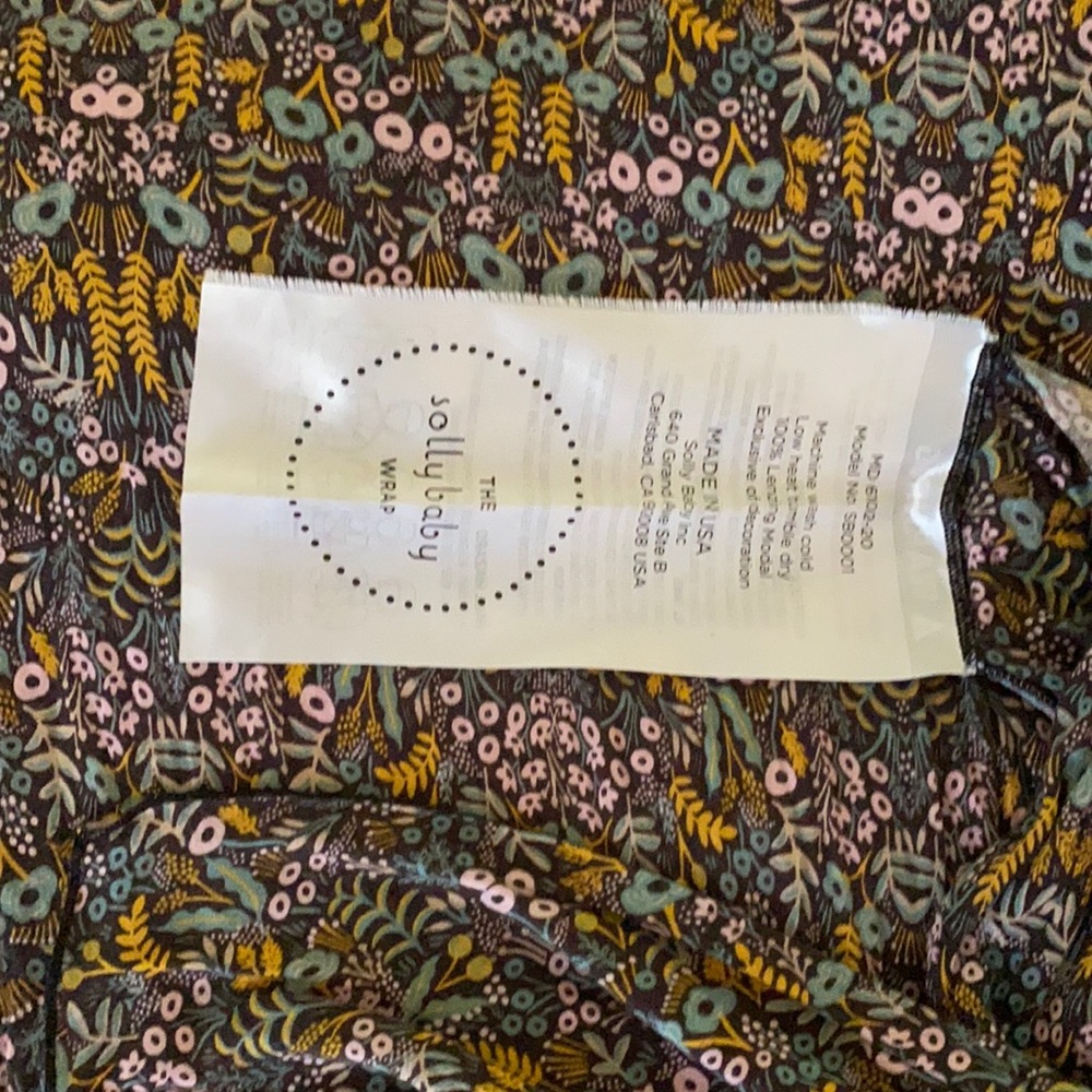Solly baby wrap x rifle paper co